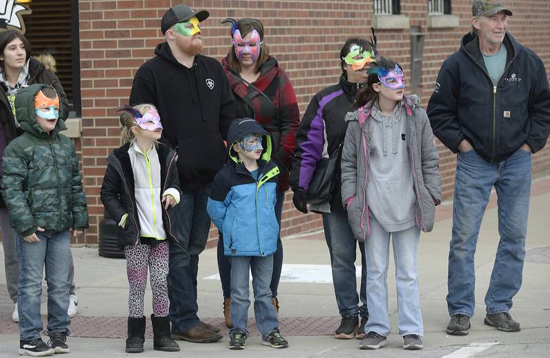 Hundreds attended the annual Mardi Gras parade Saturday, Feb. 18, 2023, in Utica. The parade made two trips around Mill Street.