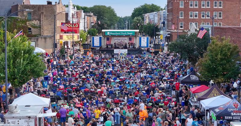Down on Main Street Summer Concert series runs monthly through October in downtown Princeton. 

Photo provided by Heritage Corridor Destinations