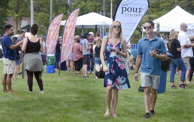 The Vintage Wine Festival drew thousands of visitors to Utica over the weekend of Sept. 17-18, 2022. Illinois' largest wine festival was hosted at Carey Memorial Park.
