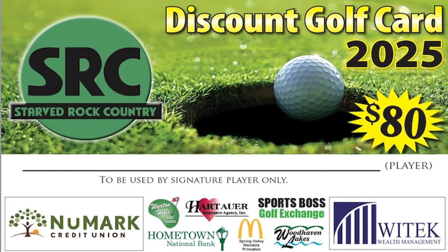The Starved Rock Country Golf Card grants you access to 15 courses, for a great discounted rate. 
Photo by Shaw Media