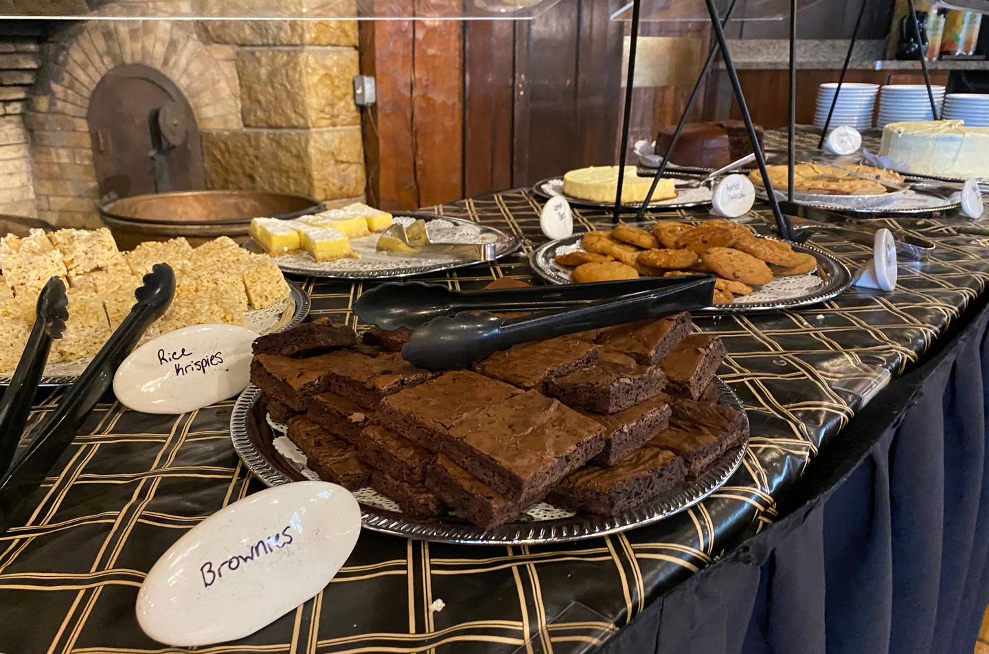 Delicious desserts are out in full force to finish a meal at the Starved Rock Lodge's Sunday brunch buffet.