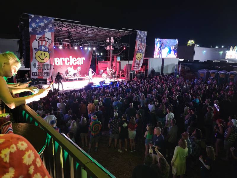 Thousands of spectators attended the Saturday, July 9, 2022, Everclear show at Streator's Northpoint Plaza.