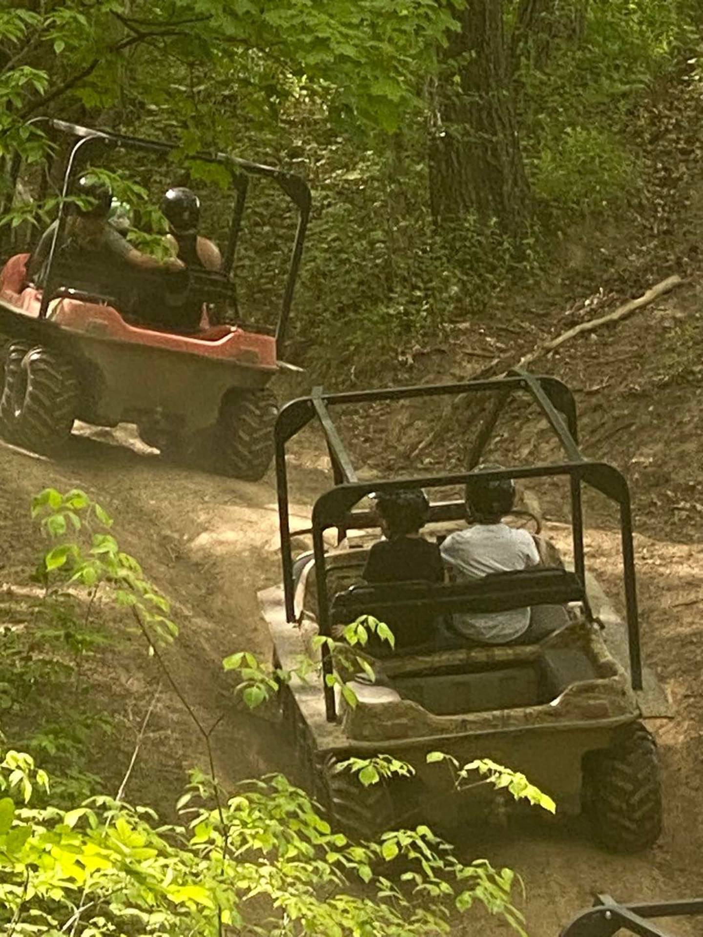 ATV riders at The Cliffs Insane Terrain off-road park in Marseilles.