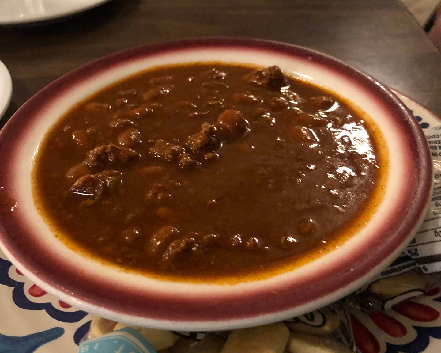 An image of the chili at Joy and Ed's in Utica.