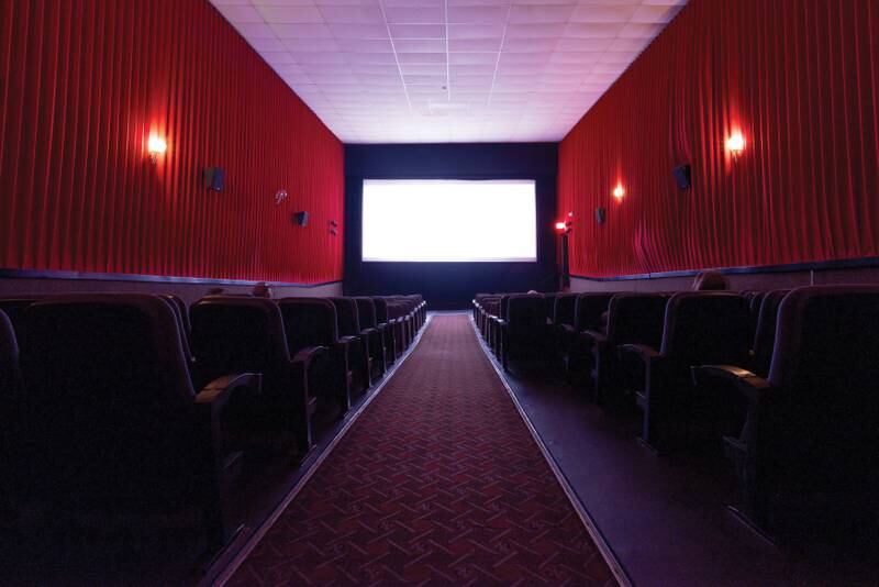 The classic Apollo Theater building offers a modern moviegoing experience with digital projectors and 7.1 Dolby Digital surround sound.