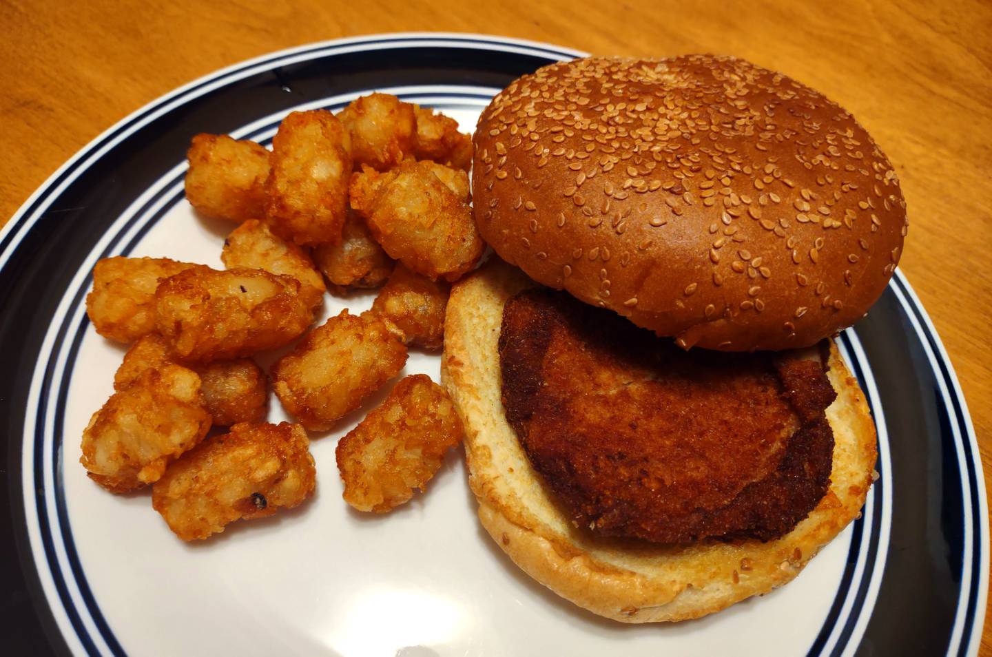 One of the sandwiches on the Ziggy's Bar & Grill menu is the breaded pork chop, which is served with a side of fries or tater tots.
