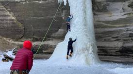 Photos: Ice Climbers Visit Starved Rock State Park